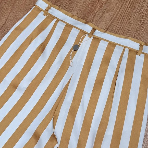 i Blues Goldenrod Striped Wide Leg Pants - Size 6 NWOT - Picture 8 of 8